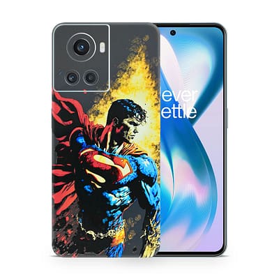 OnePlus 10R Superman Comic 3D Skin WrapitSkin