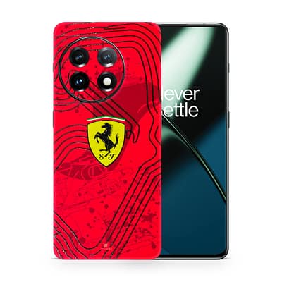 OnePlus 11 Ferrari's Blaze 3D Skin WrapitSkin