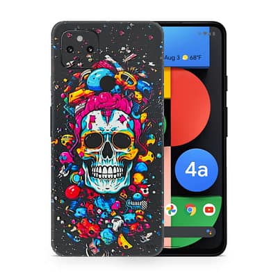 Pixel 4A 5G Skull 3D Skin WrapitSkin