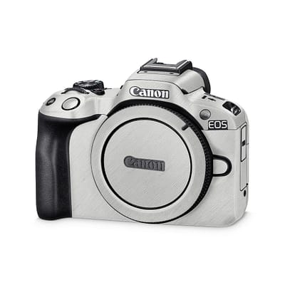 Canon EOS R50 Cross Metal White Skin WrapitSkin