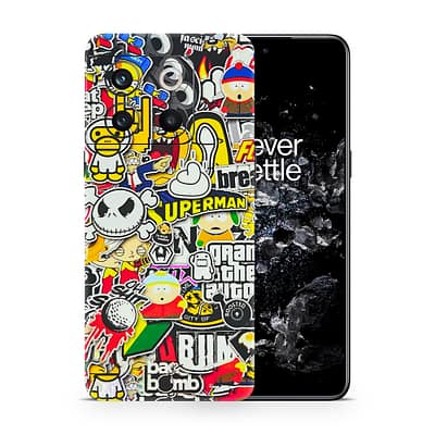 OnePlus 10T Sticker Bomb 3D Skin WrapitSkin