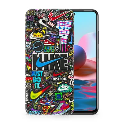 Redmi Note 10S Nike Logos 3D Skin WrapitSkin