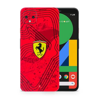 Pixel 4 Ferrari's Blaze 3D Skin WrapitSkin