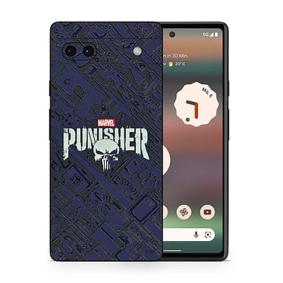Pixel 6A Punisher 3D Skin WrapitSkin
