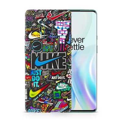 OnePlus 8 Pro Nike Logos 3D Skin WrapitSkin
