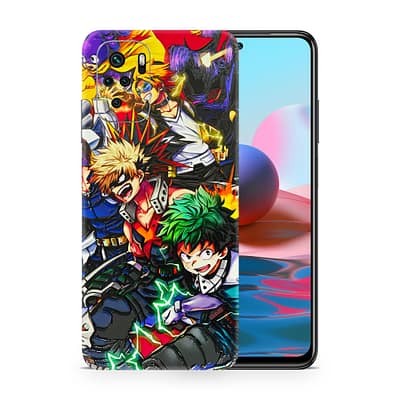 Redmi Note 10S My Hero 3D Skin WrapitSkin