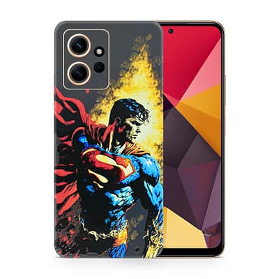 Redmi Note 12 4G Superman Comic 3D Skin WrapitSkin