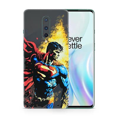 OnePlus 8 UW 5G Superman Comic 3D Skin WrapitSkin