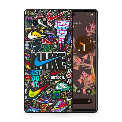 Pixel 6 Nike Logos 3D Skin WrapitSkin