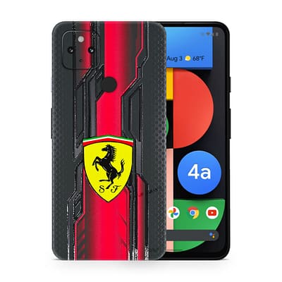 Pixel 4A 5G Ferrari's Legacy 3D Skin WrapitSkin