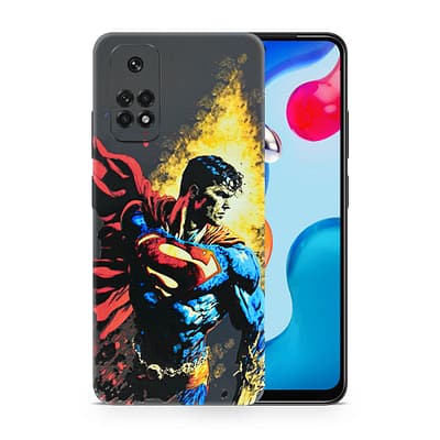 Redmi Note 11 Superman Comic 3D Skin WrapitSkin