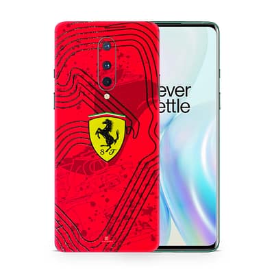 OnePlus 8 Ferrari's Blaze 3D Skin WrapitSkin