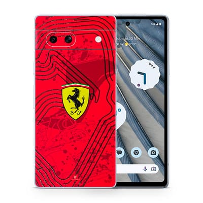 Pixel 7A Ferrari's Blaze 3D Skin WrapitSkin