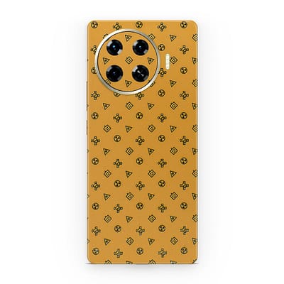 Tecno Spark 20 Pro Plus Yellow Danger 3D Skin WrapitSkin
