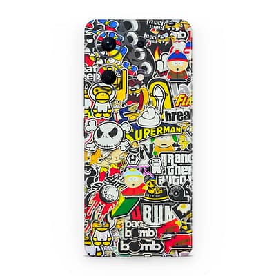 Infinix Note 30 Sticker Bomb 3D Skin WrapitSkin