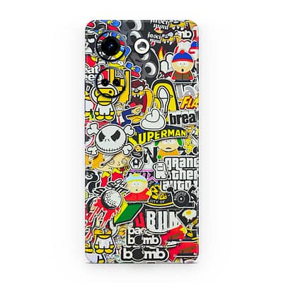 Tecno Camon 20 Sticker Bomb 3D Skin WrapitSkin