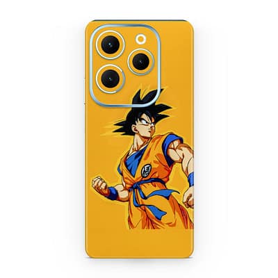 Infinix Hot 40 Goku Yellow 3D Skin WrapitSkin