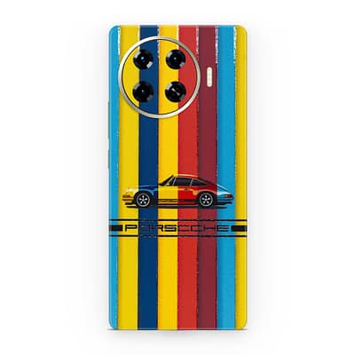 Tecno Spark 20 Pro Plus Porsche Multicolor 3D Skin WrapitSkin
