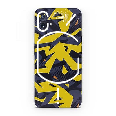 Nothing Phone 1 Abstract Yellow 3D Skin WrapitSkin