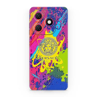 Tecno Spark 20 Versace Colorful 3D Skin WrapitSkin