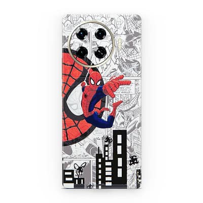 Tecno Spark 20 Pro Plus Spiderman Comic 3D Skin WrapitSkin