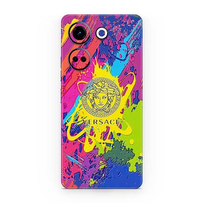 Tecno Camon 20 Versace Colorful 3D Skin WrapitSkin