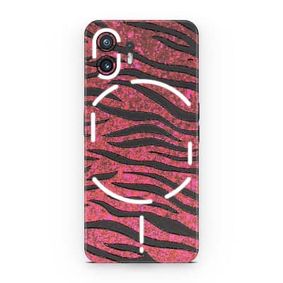 Nothing Phone 2 Red Zebra 3D Skin WrapitSkin