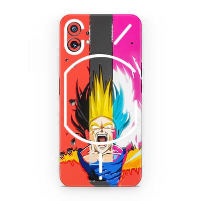 Nothing Phone 1 Angry Goku 3D Skin WrapitSkin