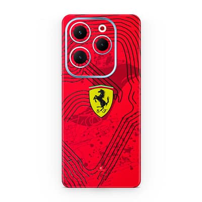 Infinix Hot 40 Ferrari's Blaze 3D Skin WrapitSkin