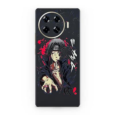 Tecno Spark 20 Pro Plus Itachi Uchiha 3D Skin WrapitSkin