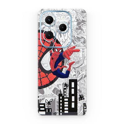 Infinix Hot 40 Spiderman Comic 3D Skin WrapitSkin