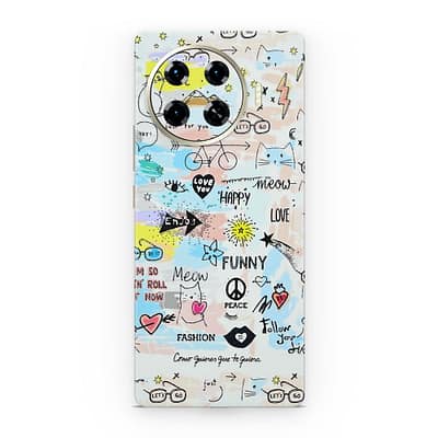 Tecno Spark 20 Pro Plus Doodles 3D Skin WrapitSkin