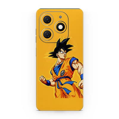 Tecno Spark 20C Goku Yellow 3D Skin WrapitSkin