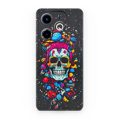 Infinix Hot 40i Skull 3D Skin WrapitSkin