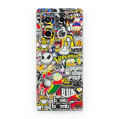 Infinix Note 40 Pro 5G Sticker Bomb 3D Skin WrapitSkin