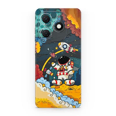 Tecno Spark 20 Flight Planet 3D Skin WrapitSkin