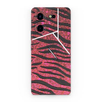 Tecno Pova 5 Pro 5G Red Zebra 3D Skin WrapitSkin