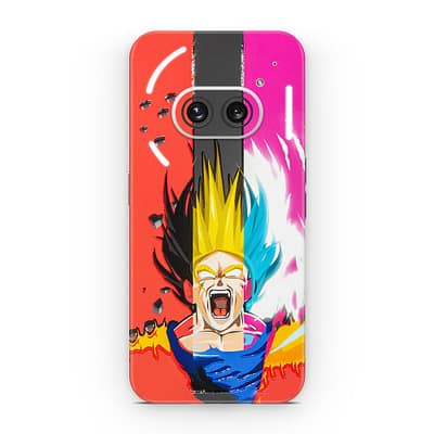 Nothing Phone 2A Angry Goku 3D Skin WrapitSkin