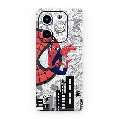 Infinix Hot 40i Spiderman Comic 3D Skin WrapitSkin