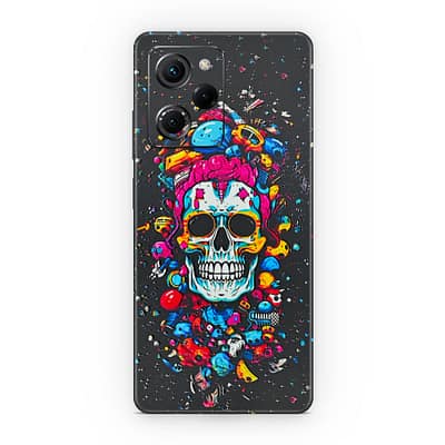 Poco X5 Pro Skull 3D Skin WrapitSkin