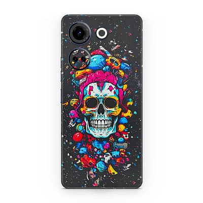 Tecno Camon 20 Skull 3D Skin WrapitSkin