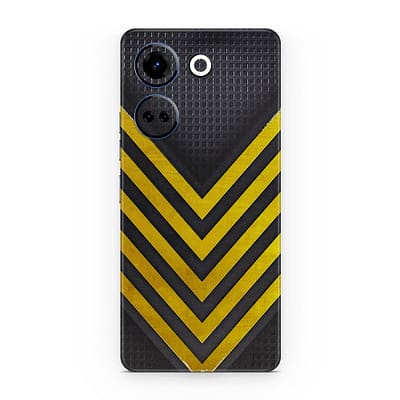 Tecno Camon 20 Pro Arrows Yellow 3D Skin WrapitSkin