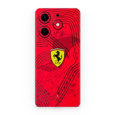 Tecno Spark Go 2024 Ferrari's Blaze 3D Skin WrapitSkin