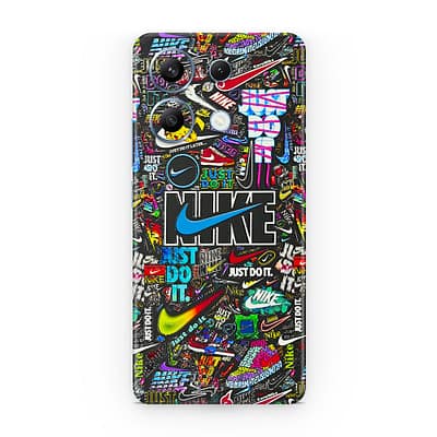 Redmi Note 13 4G Nike Logos 3D Skin WrapitSkin