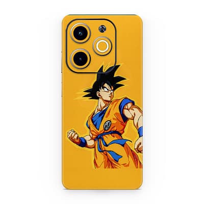 Infinix Hot 40i Goku Yellow 3D Skin WrapitSkin