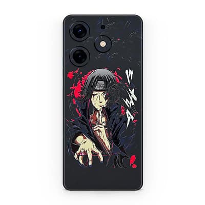 Tecno Spark 10 Pro Itachi Uchiha 3D Skin WrapitSkin