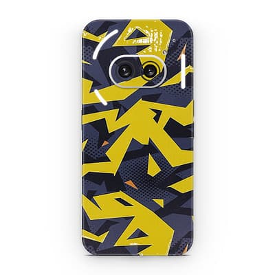 Nothing Phone 2A Abstract Yellow 3D Skin WrapitSkin