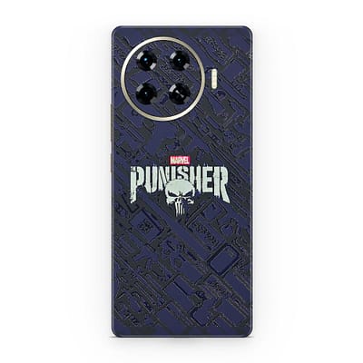 Tecno Spark 20 Pro Plus Punisher 3D Skin WrapitSkin