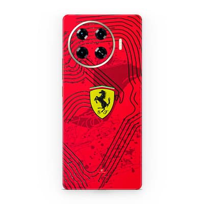 Tecno Spark 20 Pro Plus Ferrari's Blaze 3D Skin WrapitSkin