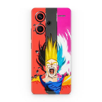 Redmi Note 13 Pro Plus Angry Goku 3D Skin WrapitSkin